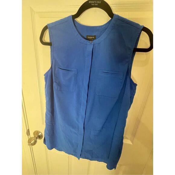 Talbots women’s bundle lot size medium short sleeve blouse blue - Picture 2 of 13